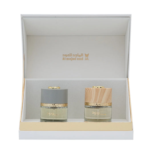 Wood White Perfume Set - 75 ml and Wood Grey Perfume - 75 ml