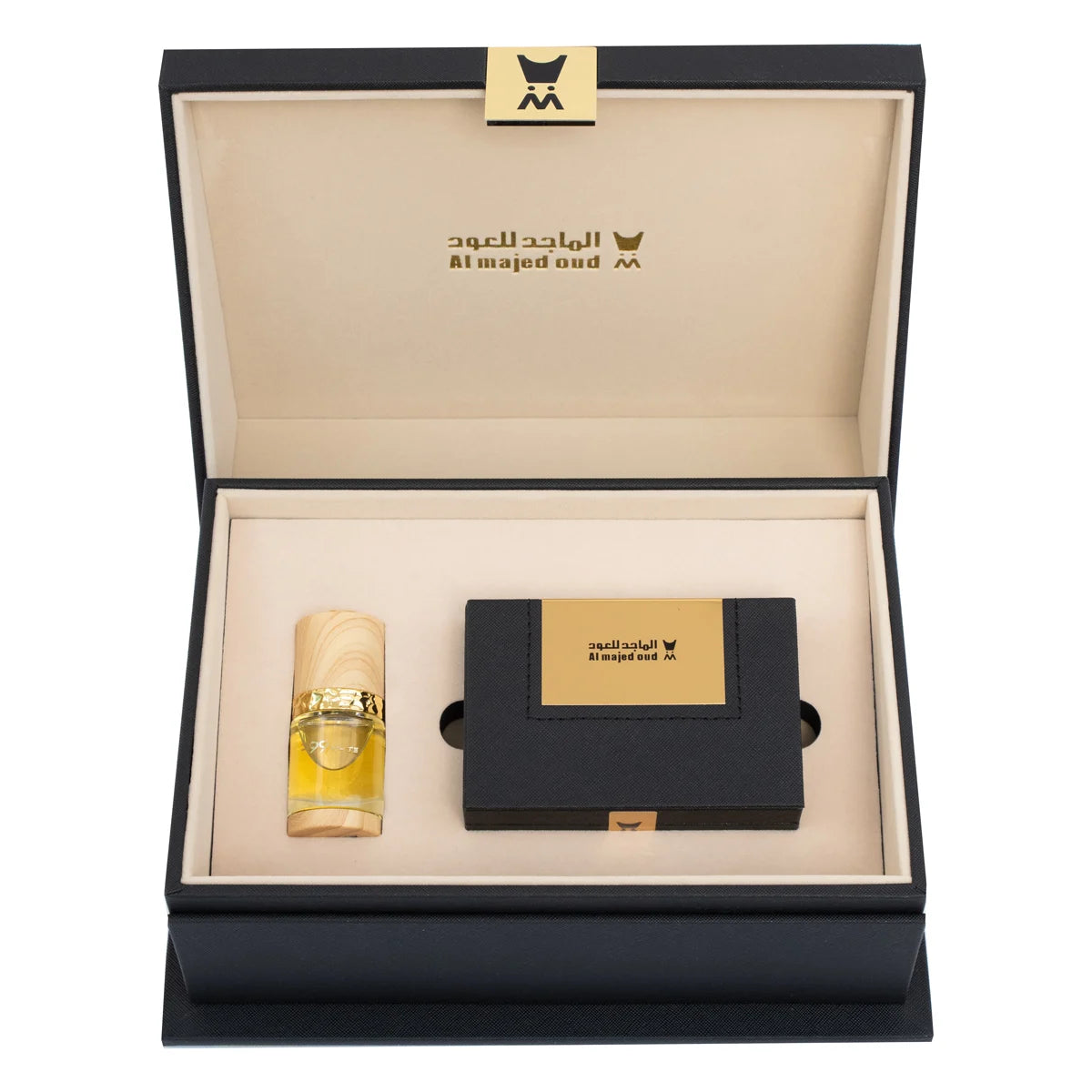 Black Leather Gift Box (White Elixir Wood Oil - Enhanced Oudh Ounce)