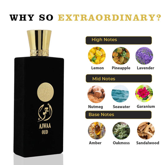 Ajwaa Oud Black
