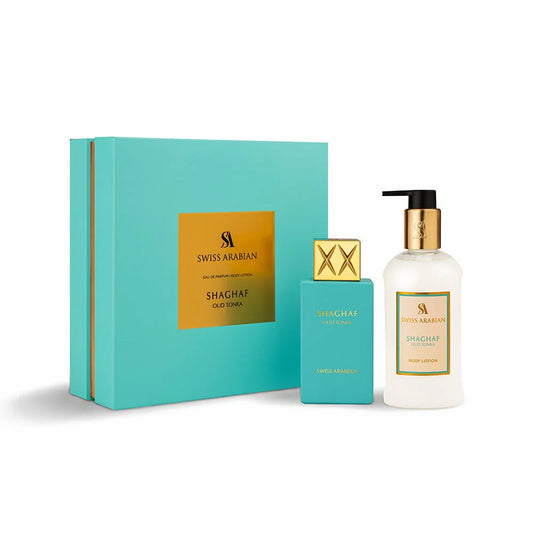 SHAGHAF OUD TONKA EDP + BODY LOTION GIFT SET