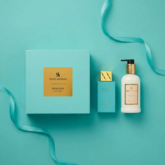 SHAGHAF OUD TONKA EDP + BODY LOTION GIFT SET