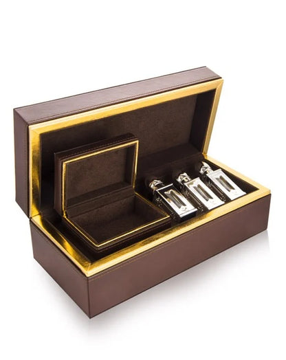 Small Brown Rectangular Set